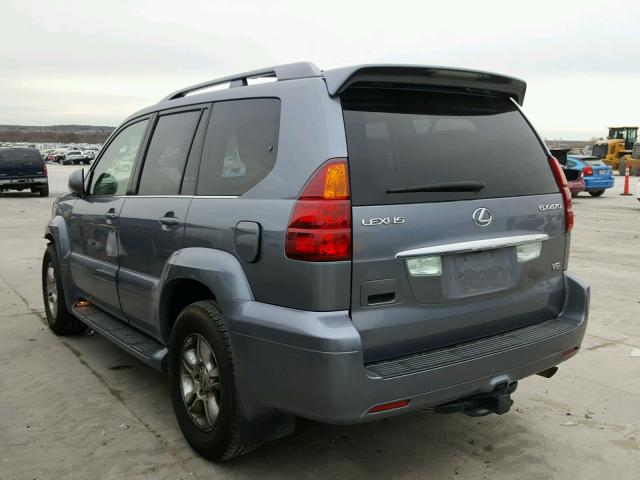 JTJBT20X540046645 - 2004 LEXUS GX 470 BLUE photo 3