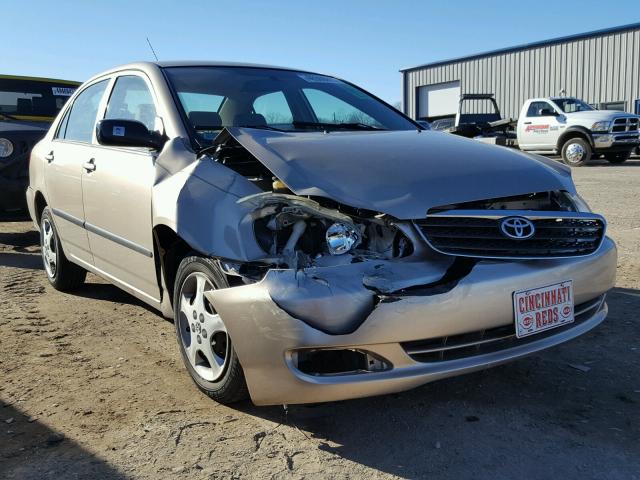 2T1BR32E07C823049 - 2007 TOYOTA COROLLA CE TAN photo 1