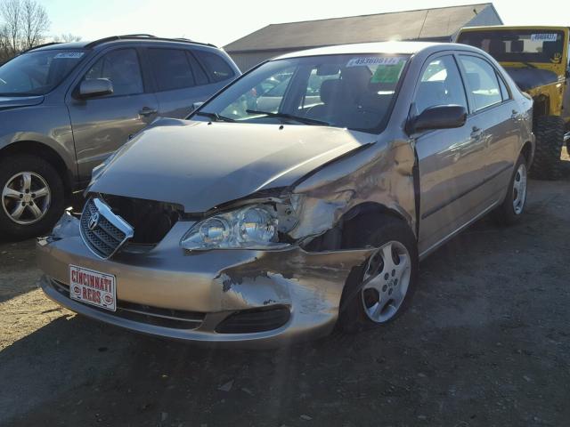 2T1BR32E07C823049 - 2007 TOYOTA COROLLA CE TAN photo 2