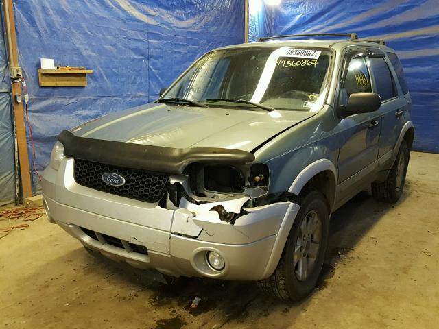 1FMYU93147KA60499 - 2007 FORD ESCAPE XLT TURQUOISE photo 2