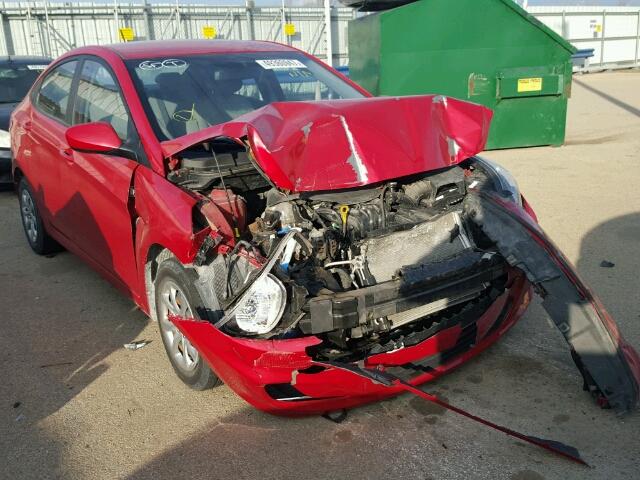 KMHCT4AE0CU145974 - 2012 HYUNDAI ACCENT GLS RED photo 1