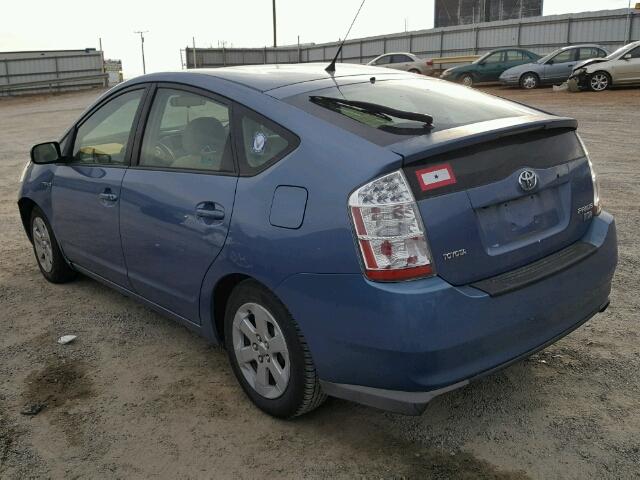 JTDKB20U487818027 - 2008 TOYOTA PRIUS BLUE photo 3