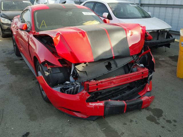 1FA6P8AM6G5242820 - 2016 FORD MUSTANG RED photo 1