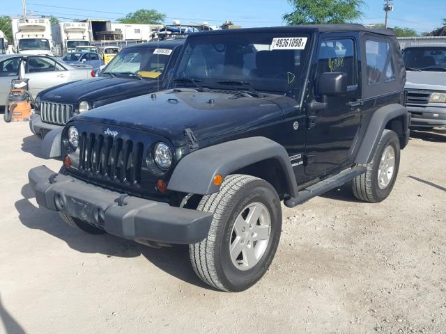 1C4AJWAG3CL203063 - 2012 JEEP WRANGLER S BLACK photo 2