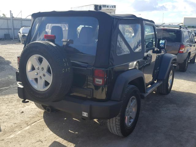 1C4AJWAG3CL203063 - 2012 JEEP WRANGLER S BLACK photo 4