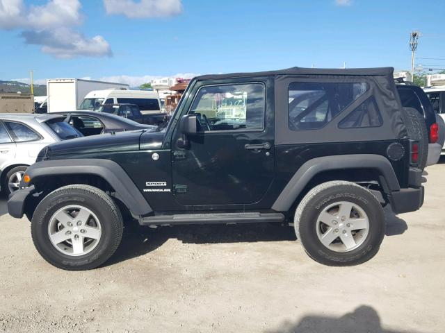 1C4AJWAG3CL203063 - 2012 JEEP WRANGLER S BLACK photo 9