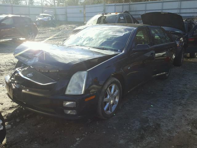 1G6DC67A150167715 - 2005 CADILLAC STS BLACK photo 2