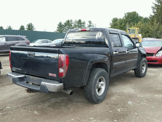 1GTDT136158193525 - 2005 GMC CANYON BLACK photo 4