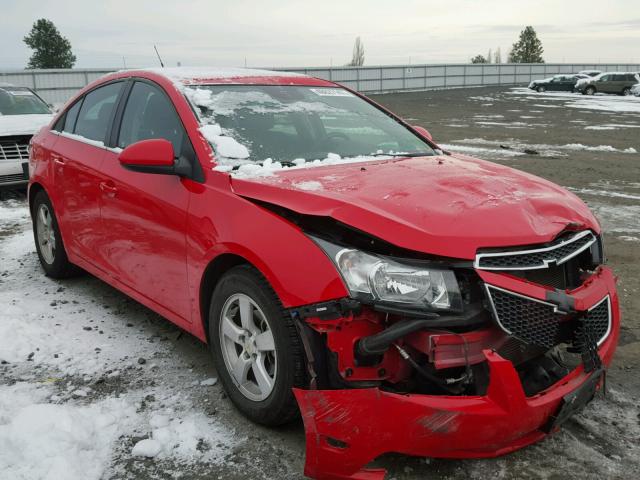 1G1PD5SB0E7478988 - 2014 CHEVROLET CRUZE LT RED photo 1