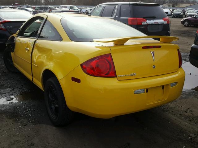 1G2AL15F477275312 - 2007 PONTIAC G5 YELLOW photo 3