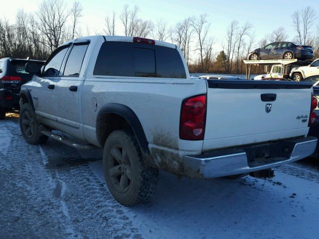 1D7HU18258S629987 - 2008 DODGE RAM 1500 S WHITE photo 3