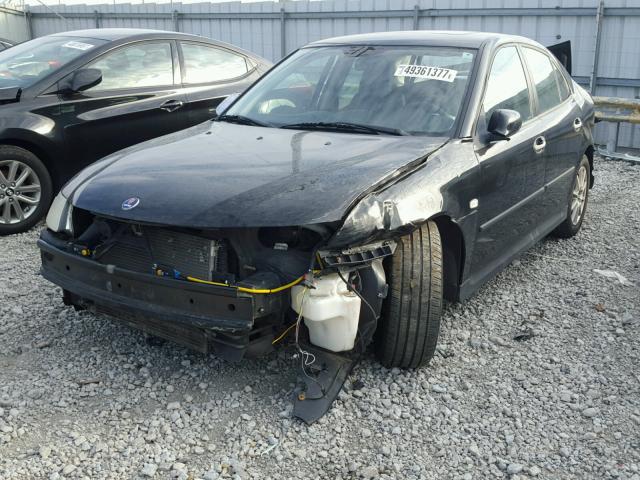 YS3FB49S131054866 - 2003 SAAB 9-3 LINEAR BLACK photo 2