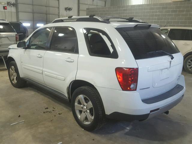 2CKDL73F766102955 - 2006 PONTIAC TORRENT WHITE photo 3