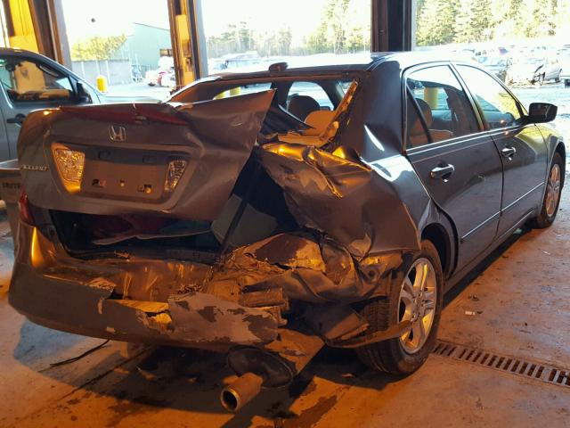 1HGCM56866A108381 - 2006 HONDA ACCORD EX GRAY photo 4