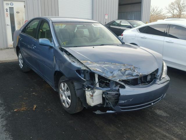 4T1BE32K93U237217 - 2003 TOYOTA CAMRY LE BLUE photo 1