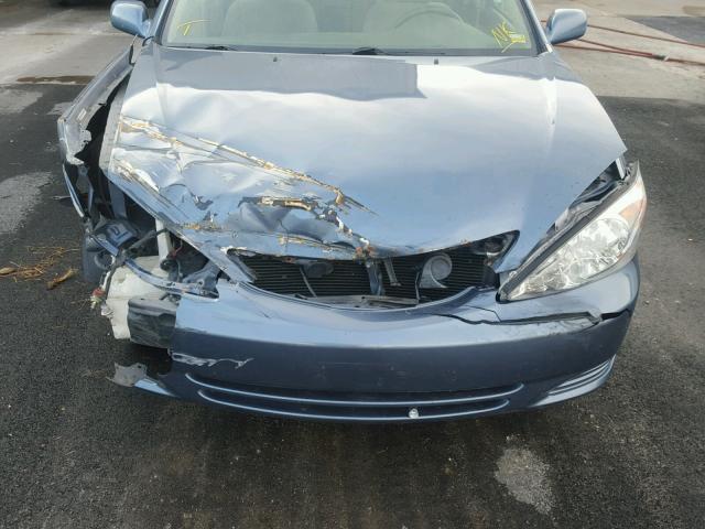 4T1BE32K93U237217 - 2003 TOYOTA CAMRY LE BLUE photo 7