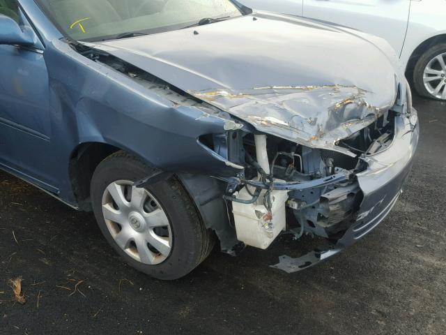 4T1BE32K93U237217 - 2003 TOYOTA CAMRY LE BLUE photo 9