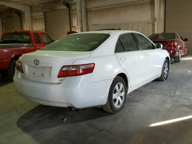 4T1BE46K09U915099 - 2009 TOYOTA CAMRY BASE WHITE photo 4