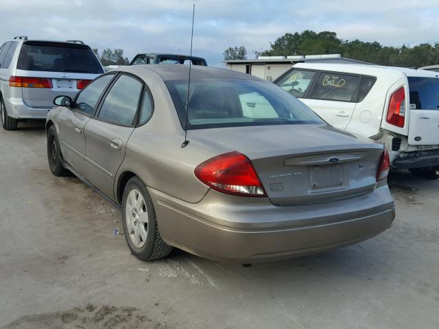 1FAFP53255A153612 - 2005 FORD TAURUS SE TAN photo 3