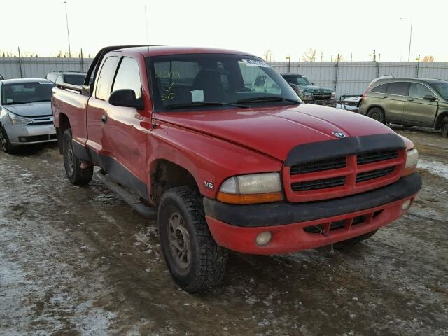 1B7GG22X7WS705441 - 1998 DODGE DAKOTA RED photo 1