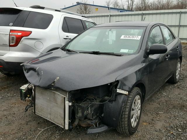 KNAFT4A21A5809906 - 2010 KIA FORTE LX BLACK photo 2