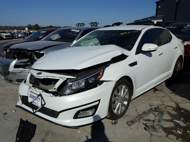 5XXGN4A79FG409897 - 2015 KIA OPTIMA EX WHITE photo 2