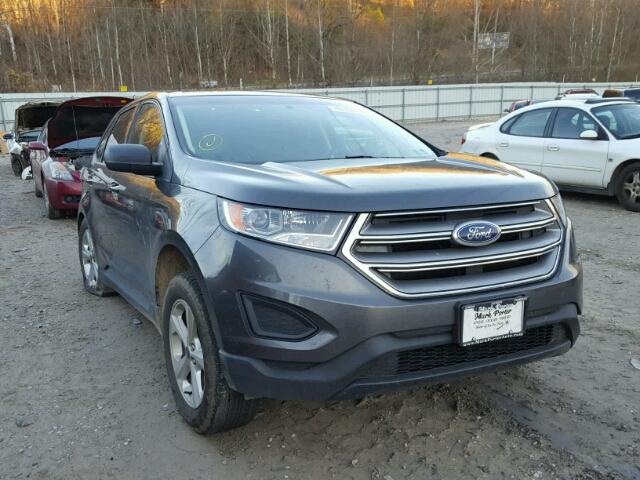 2FMPK4G97HBB15320 - 2017 FORD EDGE SE GRAY photo 1