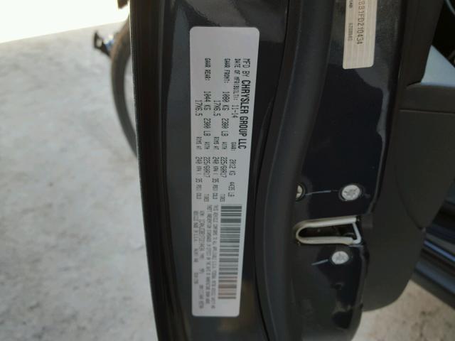 1C4NJCBB1FD210434 - 2015 JEEP COMPASS SP 石墨色 照片 10