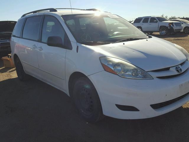 5TDZA23C76S503763 - 2006 TOYOTA SIENNA CE WHITE photo 1