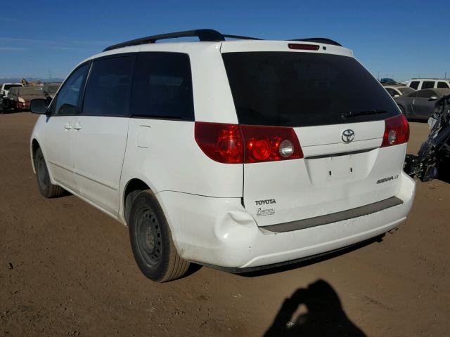 5TDZA23C76S503763 - 2006 TOYOTA SIENNA CE WHITE photo 3