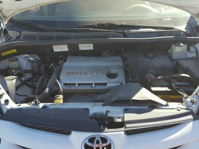 5TDZA23C76S503763 - 2006 TOYOTA SIENNA CE WHITE photo 7