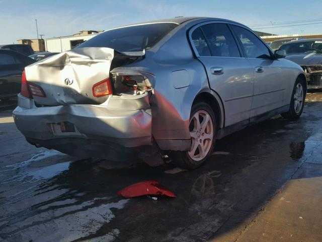 JNKCV51E43M322481 - 2003 INFINITI G35 SILVER photo 4