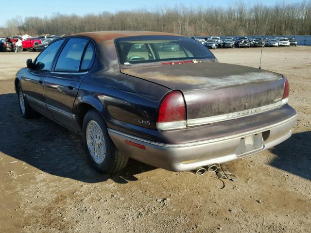 2C3ED56F7RH669818 - 1994 CHRYSLER LHS BURGUNDY photo 3