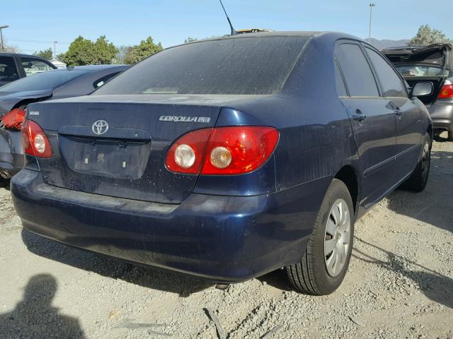 1NXBR30E56Z631092 - 2006 TOYOTA COROLLA BLUE photo 4