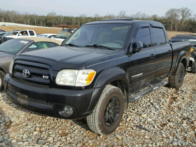 5TBET38125S496881 - 2005 TOYOTA TUNDRA DOU BLACK photo 2