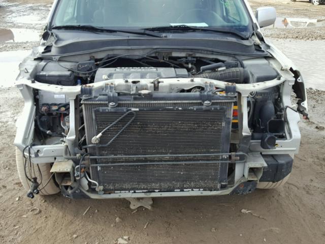 2HKYF18535H507282 - 2005 HONDA PILOT EXL SILVER photo 7