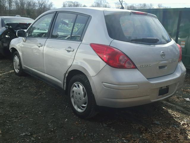 3N1BC1CP2BL366937 - 2011 NISSAN VERSA S SILVER photo 3