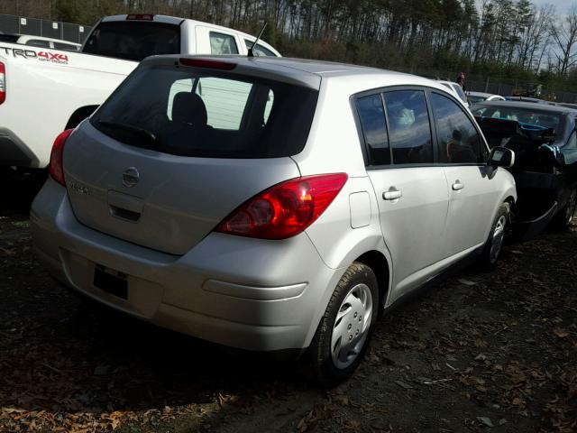 3N1BC1CP2BL366937 - 2011 NISSAN VERSA S SILVER photo 4