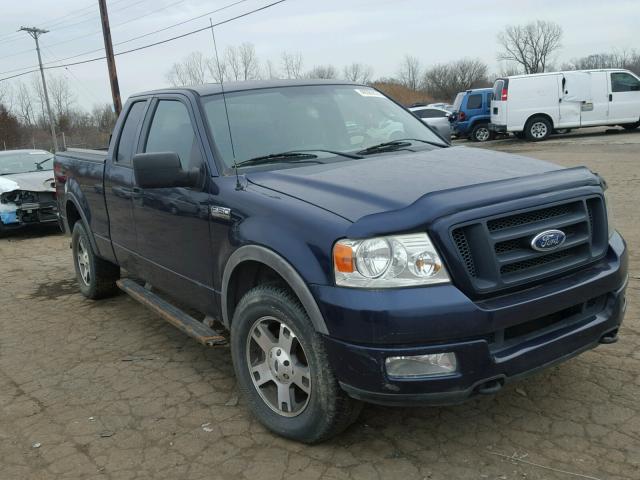 1FTPX14594NA36185 - 2004 FORD F150 BLUE photo 1