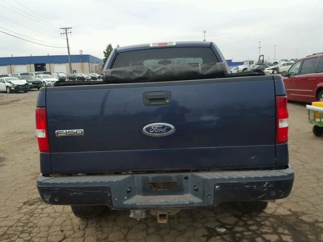 1FTPX14594NA36185 - 2004 FORD F150 BLUE photo 6