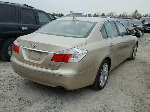 KMHGC4DE2BU127214 - 2011 HYUNDAI GENESIS 3. GOLD photo 4