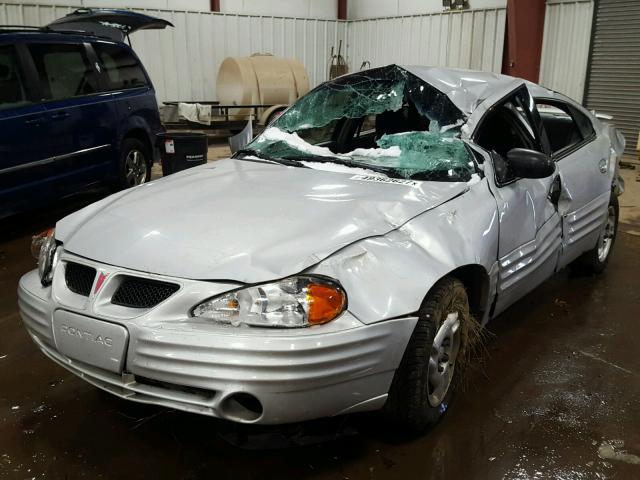 1G2NE52F42C256248 - 2002 PONTIAC GRAND AM S 银色 照片 2