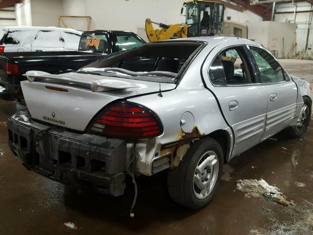 1G2NE52F42C256248 - 2002 PONTIAC GRAND AM S 银色 照片 4
