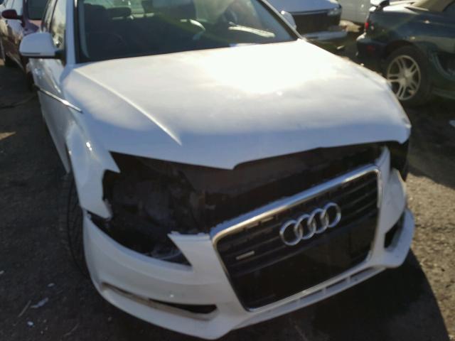 WAULK78K49N041735 - 2009 AUDI A4 3.2 QUA WHITE photo 9