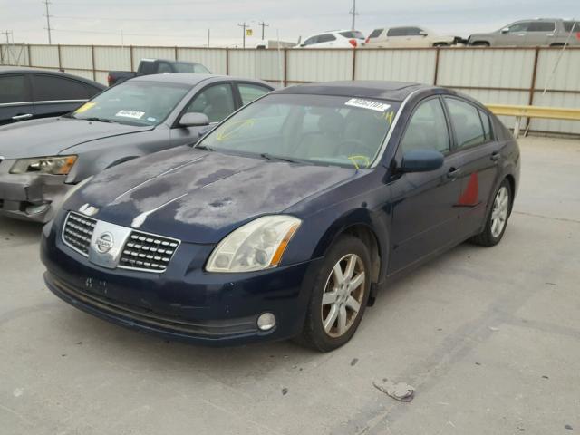 1N4BA41E96C814541 - 2006 NISSAN MAXIMA SE BLUE photo 2