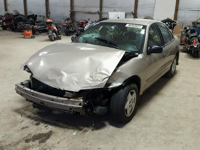 1G1JC52F857188770 - 2005 CHEVROLET CAVALIER TAN photo 2