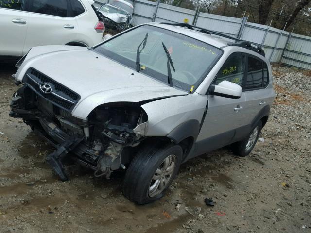 KM8JN72D56U426021 - 2006 HYUNDAI TUCSON GLS SILVER photo 2