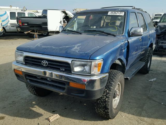 JT3VN39W4P0115781 - 1993 TOYOTA 4RUNNER VN BLUE photo 2