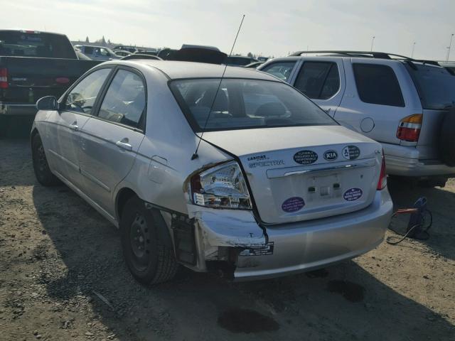 KNAFE222295668398 - 2009 KIA SPECTRA EX SILVER photo 3