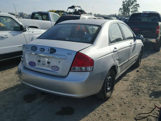 KNAFE222295668398 - 2009 KIA SPECTRA EX SILVER photo 4